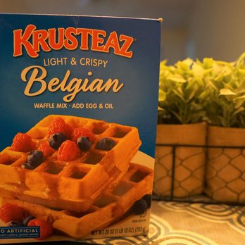 Food Lion - a box of krusteaz light and crispy belgian waffle mix - Grocery Near Me - Spring Lake, North Carolina Food Lion - a box of krusteaz light and crispy belgian waffle mix - Grocery Near Me - Spring Lake, North Carolina