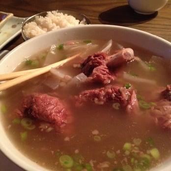 Ichiban - Kalbi tang. Yes, it was really that pink - stewed for three days, falling off the bone. - Japanese Near Me - Cranston, Rhode Island Ichiban - Kalbi tang. Yes, it was really that pink - stewed for three days, falling off the bone. - Japanese Near Me - Cranston, Rhode Island