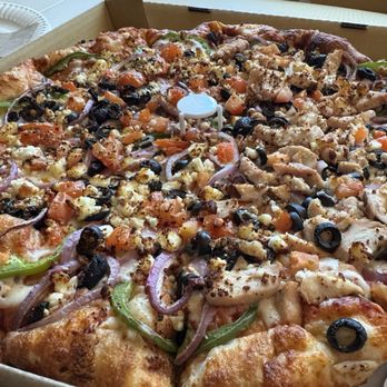 Pizza Factory - Look at this pizza just wow and what kind wonderful people there.  Thank you Jane for your kindness delivering this to my son. - Italian Near Me - Janesville, California