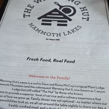 The Warming Hut - New American Near Me - Mammoth Lakes, California The Warming Hut - New American Near Me - Mammoth Lakes, California