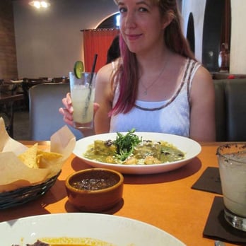 Meso Maya Comida y Copas - Camaron Budin Azteca and cucumber margarita. Ahh. - Mexican Near Me - Dallas, Texas