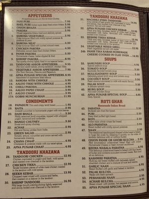 Menu photo 6 Apna Punjab Indian Restaurant Bloomfield, NJ Menu photo 6 Apna Punjab Indian Restaurant Bloomfield, NJ