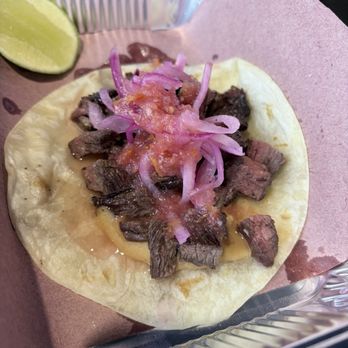 Tacos Royale - Asada tacos with the feexins - Food Stands Near Me - Los Angeles, California Tacos Royale - Asada tacos with the feexins - Food Stands Near Me - Los Angeles, California