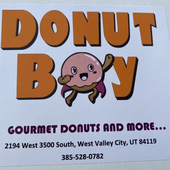 Donut Boy - a donut on a sticker - Donuts Near Me - Salt Lake City, Utah Donut Boy - a donut on a sticker - Donuts Near Me - Salt Lake City, Utah