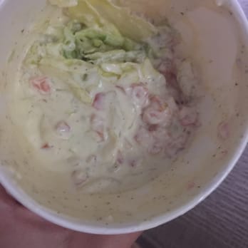 Houlihan's - Was given this on the side for takeout sliders. It's all "fixings" in 1 cup! I didn't shake this before I took the pic. - Bars Near Me - Holmdel, New Jersey Houlihan's - Was given this on the side for takeout sliders. It's all "fixings" in 1 cup! I didn't shake this before I took the pic. - Bars Near Me - Holmdel, New Jersey