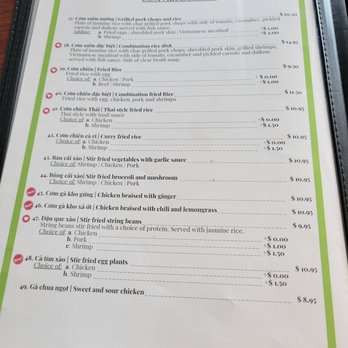 A Chau Restaurant - Menu (May 2023) - Vietnamese Near Me - Louisville, Kentucky