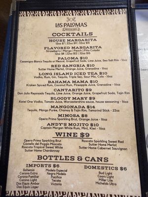 Menu photo 6 Las Palomas Mexican Grill Overland Park, KS
