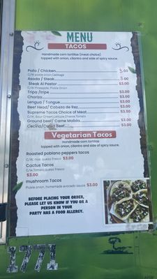 Menu photo 2 Taco Shop DeLand, FL
