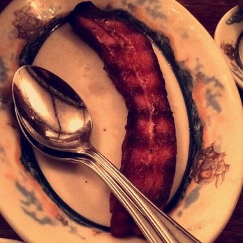 Peter Luger - IG: Tourguidebuddz It was a typo on the Canadian Bacon - Steakhouses Near Me - Brooklyn, New York Peter Luger - IG: Tourguidebuddz It was a typo on the Canadian Bacon - Steakhouses Near Me - Brooklyn, New York