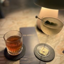 Sazerac and dirty dirty martini
