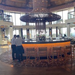 Quinto - Bar inside Quinto with the Caribbean beyond