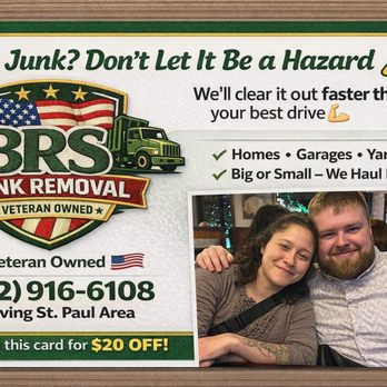 BRS Junk Removal - Look our for us on columbia golf clubs yardage cards! - Junk Removal & Hauling Near Me - Columbia Heights, Minnesota BRS Junk Removal - Look our for us on columbia golf clubs yardage cards! - Junk Removal & Hauling Near Me - Columbia Heights, Minnesota