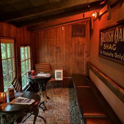 The Little Red Shed - McMenamins Edgefield - Peanut shell floors