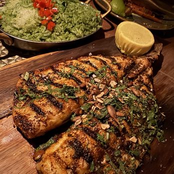 Toca Madera - Branzino with cilantro rice - Steakhouses Near Me - Las Vegas, Nevada