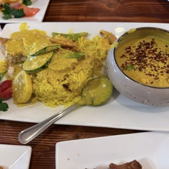 Hidden Cuisine - Gugs fish with veggies and prawn - Breakfast & Brunch Near Me - Moab, Utah Hidden Cuisine - Gugs fish with veggies and prawn - Breakfast & Brunch Near Me - Moab, Utah