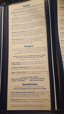 Menu photo 8 Fuel Sports Grill Seattle, WA Menu photo 8 Fuel Sports Grill Seattle, WA