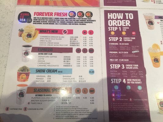 Menu photo 5 Kung Fu Tea Elmhurst, NY