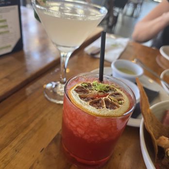 The Olive Restobar - Gin martini and Gin fig mule - Mediterranean Near Me - Downey, California