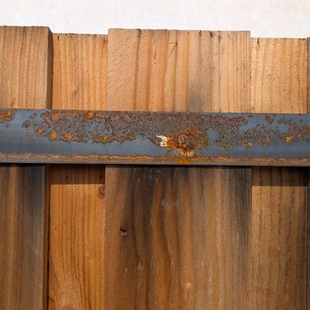Royalty Fencing - Surface rust where untreated. - Fences & Gates Near Me Royalty Fencing - Surface rust where untreated. - Fences & Gates Near Me