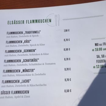 Hopfenschlingel - Tartes flambées : faut attendre 16 heures... j'aurais bien craqué ! - German Near Me - Rastatt, BW Hopfenschlingel - Tartes flambées : faut attendre 16 heures... j'aurais bien craqué ! - German Near Me - Rastatt, BW