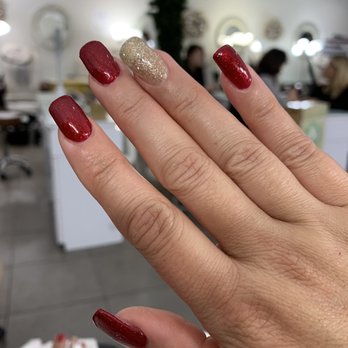 Lilly Nail Spa - Same shape different colors. - Nail Salons Near Me - Redondo Beach, California