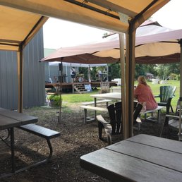 Stage and outdoor seating