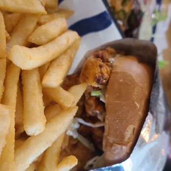 Sheesh Grill - Hot chicken sandwich combo - Halal Near Me - Falls Church, Virginia Sheesh Grill - Hot chicken sandwich combo - Halal Near Me - Falls Church, Virginia