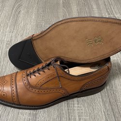 Keylon's Boot & Shoe Repair - Allen Edmonds Strand with a JR resole and AE heel cap. Great work!