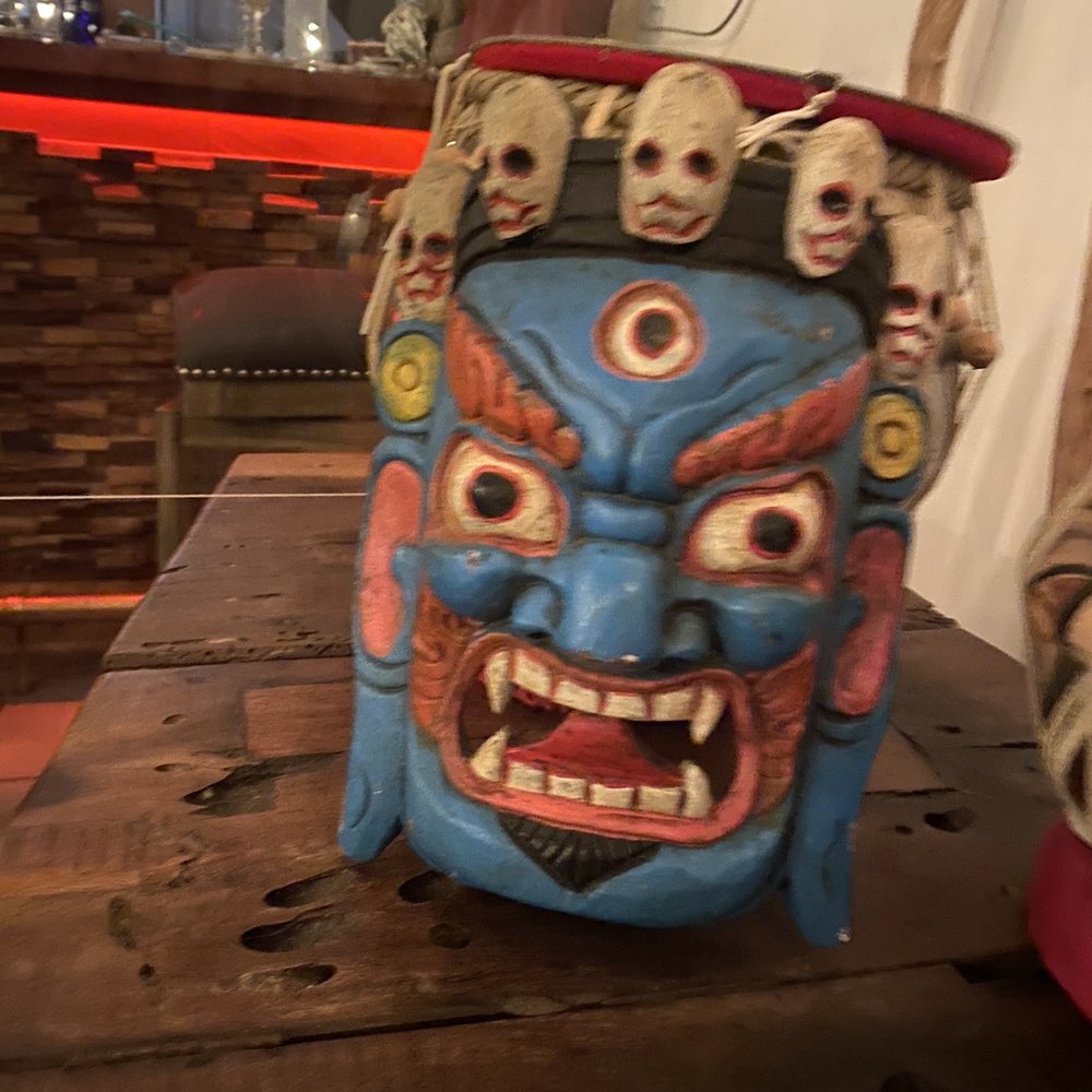 Himalaya Cafe - This mask is so cool - Indian Near Me - Old Saybrook, Connecticut