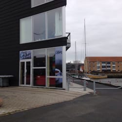 Cafe 3Kanten - Hyggelig placering ved havnen.