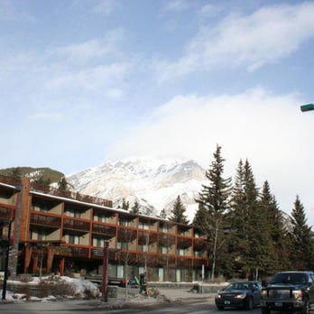 Banff Aspen Lodge - view from the front entrance - Hotels Near Me - Banff, Alberta