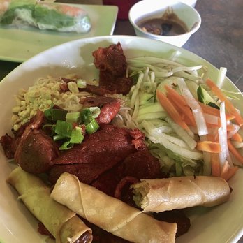 Pho Viet - #64. BBQ pork & crispy roll over vermicelli noodles. Yummy! - Vietnamese Near Me - Columbia, South Carolina