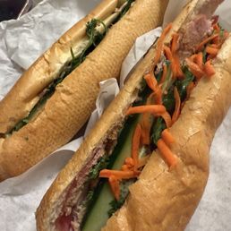 Pork and chicken Banh Mi Pork and chicken Banh Mi