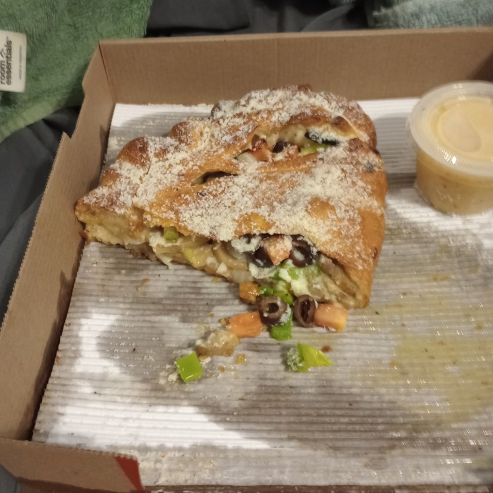 Jet's Pizza - Half of the veggie deli boat. Have plenty of thick, large napkins on hand! - Pizza Near Me - Henderson, Nevada Jet's Pizza - Half of the veggie deli boat. Have plenty of thick, large napkins on hand! - Pizza Near Me - Henderson, Nevada