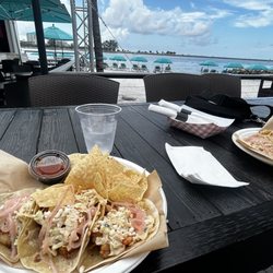 Shephard's Tiki Beach Bar - shrimp tacos