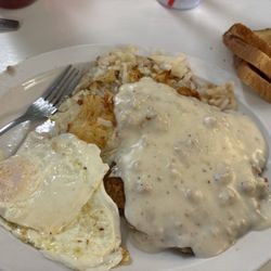 Blue Line Diner - Country fried steak!
