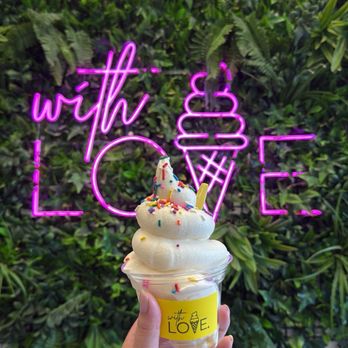 With Love, - Vanilla soft serve - Ice Cream & Frozen Yogurt Near Me - San Gabriel, California With Love, - Vanilla soft serve - Ice Cream & Frozen Yogurt Near Me - San Gabriel, California