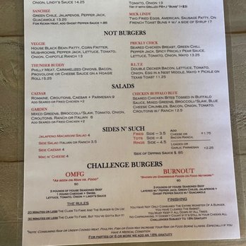 Lindy's on 4th - Menu - Burgers Near Me - Tucson, Arizona