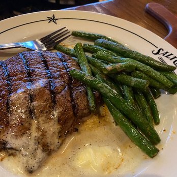 Saltgrass Steak House - 10 oz sirloin with green beans, $25. - Steakhouses Near Me - Laughlin, Nevada