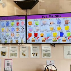 Sweet Daze Donut & Boba - Menu as of March 2023, with specials underneath