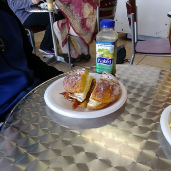 Township Hot Bagel - My son's french toast bagel with bacon, egg and cheese - Bagels Near Me - Sewell, New Jersey