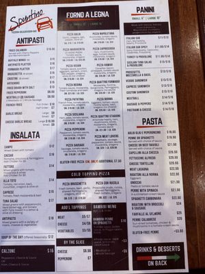 Menu photo 2 Spuntino Pizzeria Temecula, CA
