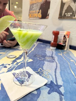 Photo of Anna Maria Oyster Bar - Bradenton, FL, US. Key lime martini