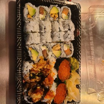 Sashimi Express II - Philadelphia, peanut avocado, shrimp tempura, ikura - Sushi Bars Near Me - New York, New York Sashimi Express II - Philadelphia, peanut avocado, shrimp tempura, ikura - Sushi Bars Near Me - New York, New York