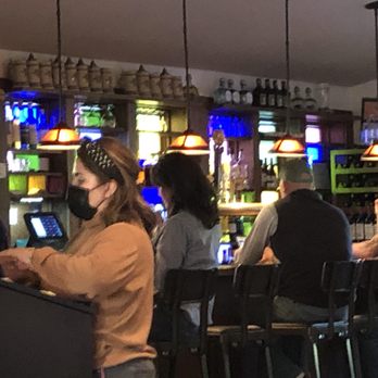 Rowdy Hall - bar with stained glass - Pubs Near Me - Amagansett, New York