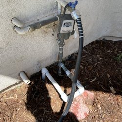 Fierce Plumbing - Old mess at front of house.