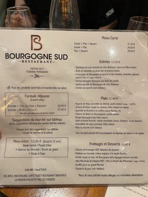 Menu photo 3 Bourgogne Sud Paris, 75