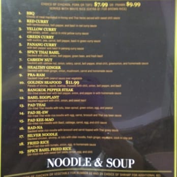 Champion Thai Restaurant - Lunch menu - Thai Near Me - Lodi, California