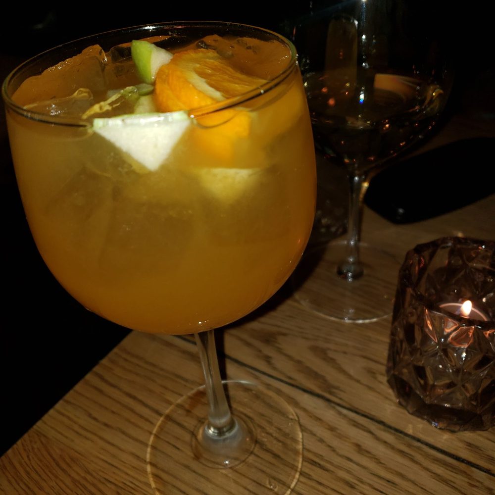 Beso by Patria - White wine sangria - Spanish Near Me - Toronto, Ontario Beso by Patria - White wine sangria - Spanish Near Me - Toronto, Ontario