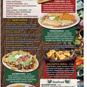 El Mezcal - Mexican Near Me - Defiance, Ohio